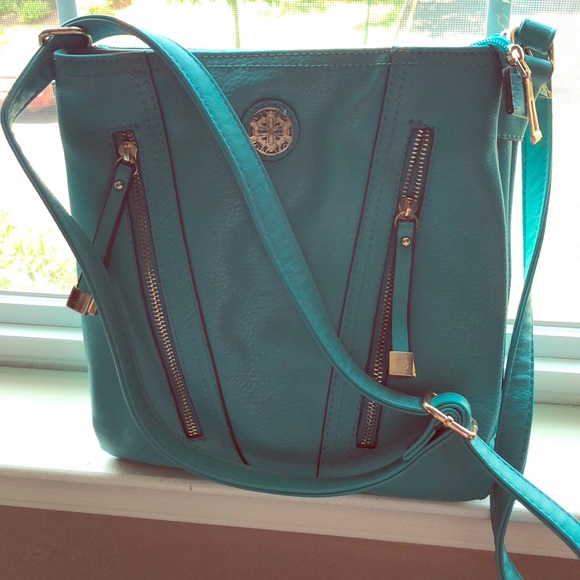Handbags - Turquoise larger style crossbody
